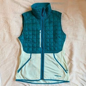 Patagonia quilted and fleece vest